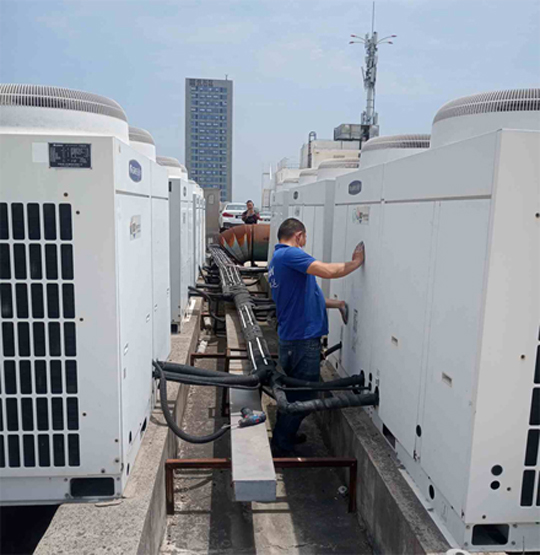 夹江中央空调制热和不制冷系统维修方法